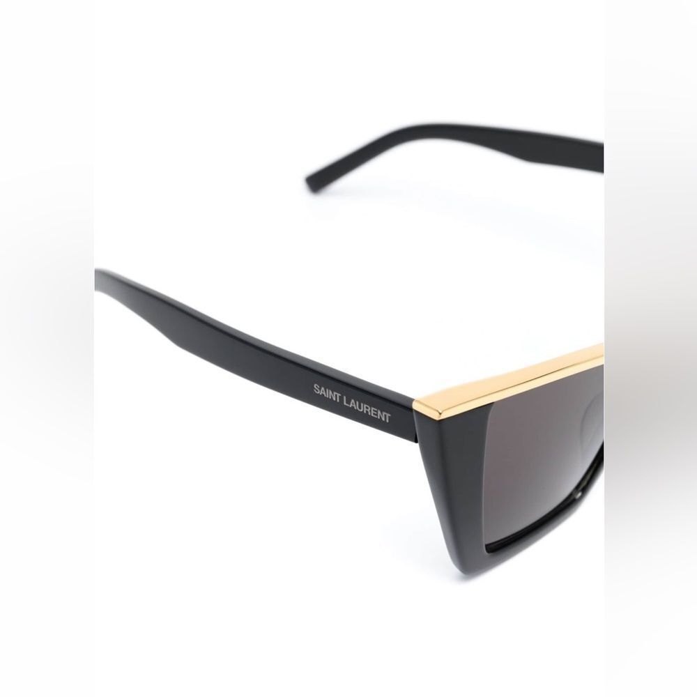 LAST CHANCE Cat-eye acetate and gold-tone sunglasses - Picture 3 of 6